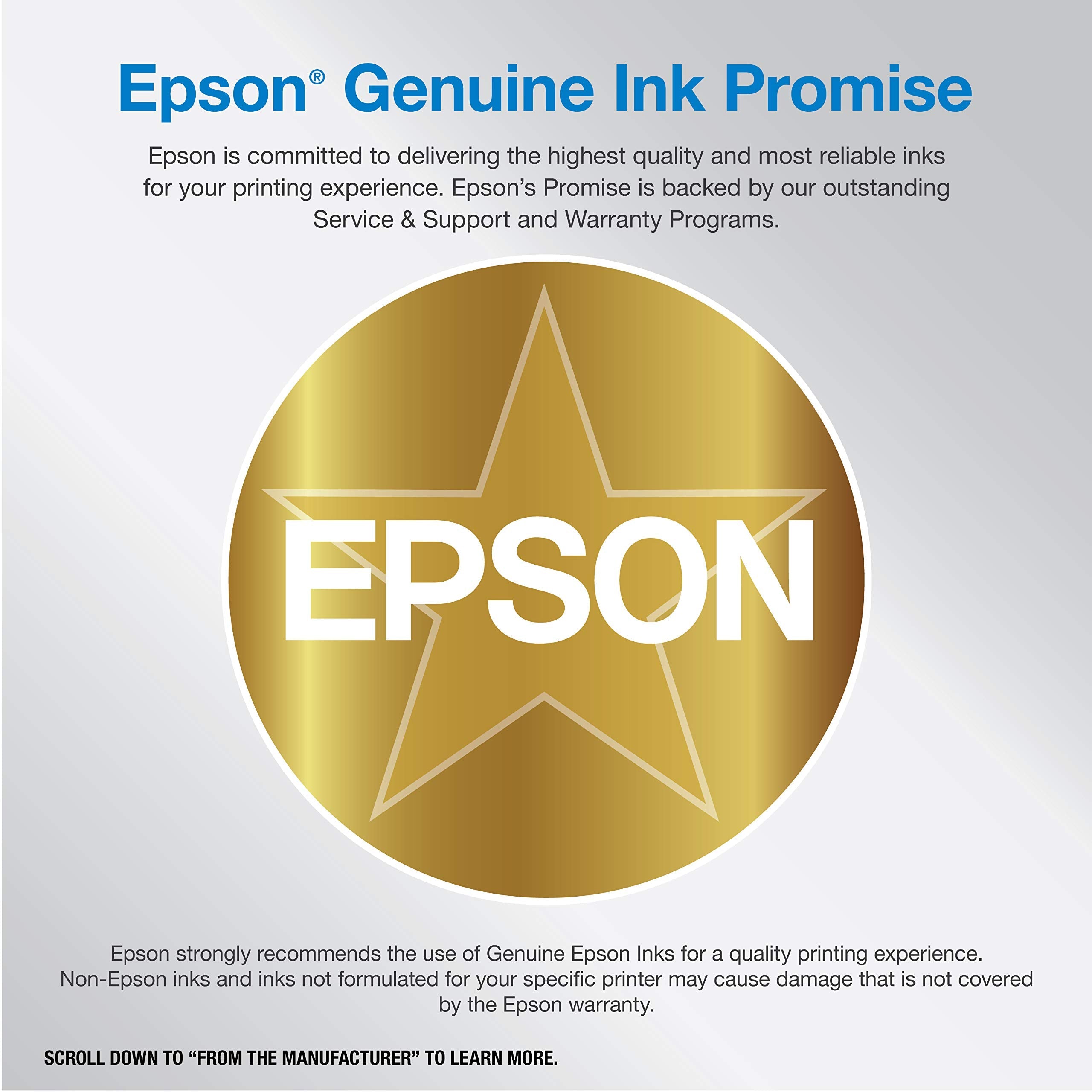 Epson EcoTank Photo ET-8550 Wireless Wide-Format Color All-in-One Supertank Printer with High Resolution Scanner, Ethernet, USB, and Color Touchscreen