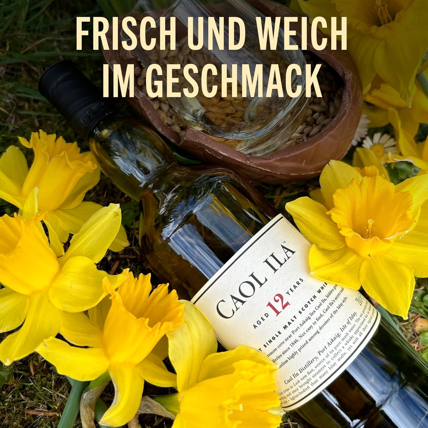 Caol Ila 12 Jahre | Islay Single Malt Scotch Whisky | mit Geschenkverpackung | Ausgezeichneter, aromatischer Single Malt | handgefertigt von den schottischen Inseln | 43% vol | 700ml Einzelflasche |