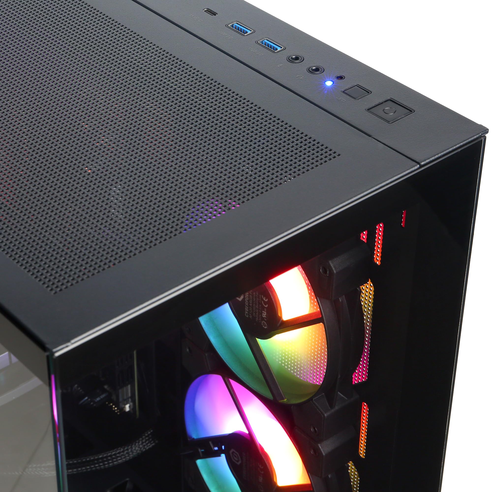 CyberPowerPC Gamer Master Gaming PC, AMD Ryzen 7 8700F 4.1GHz, GeForce RTX 5060 Ti 8GB, 16GB DDR5, 1TB PCIe 4.0 SSD, WiFi Ready & Windows 11 Home (GMA2900A3)