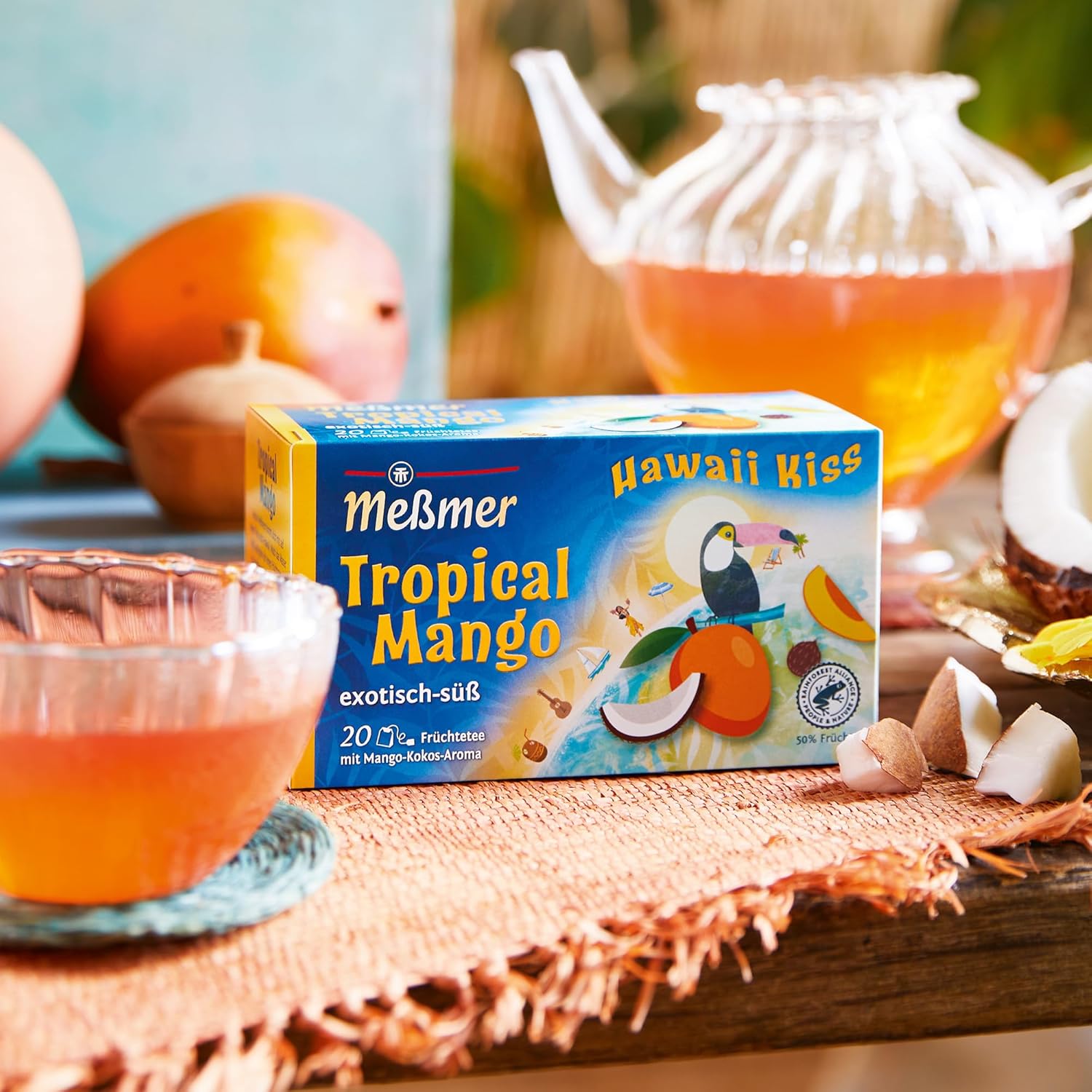 Meßmer Ländertee | Italienische Limone | Früchtetee mit Zitronen-Aroma | 20 Teebeutel | süß-spritzig