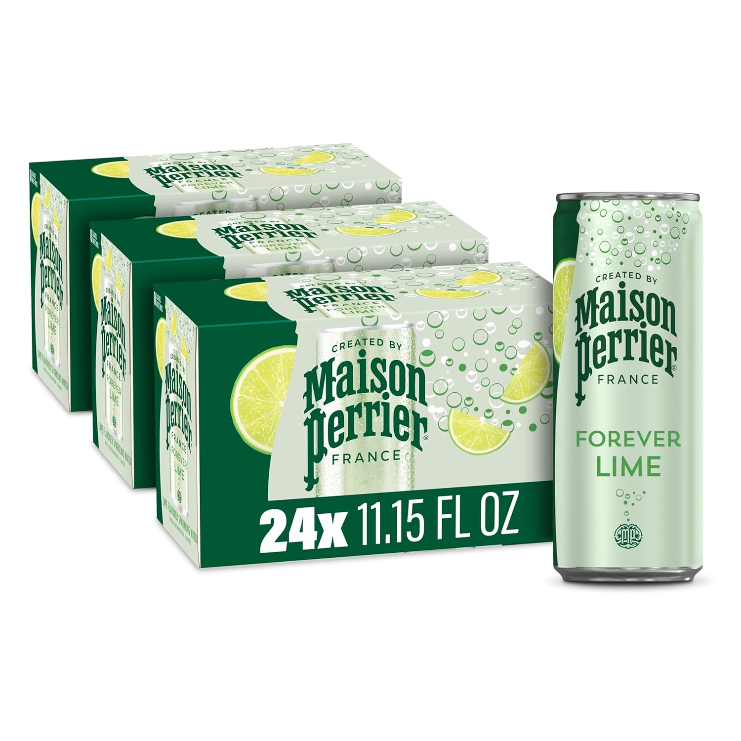 Maison Perrier Ultimate Sparkling Water, 11.15 Fl Oz Cans, 8 Count, 3 Pack