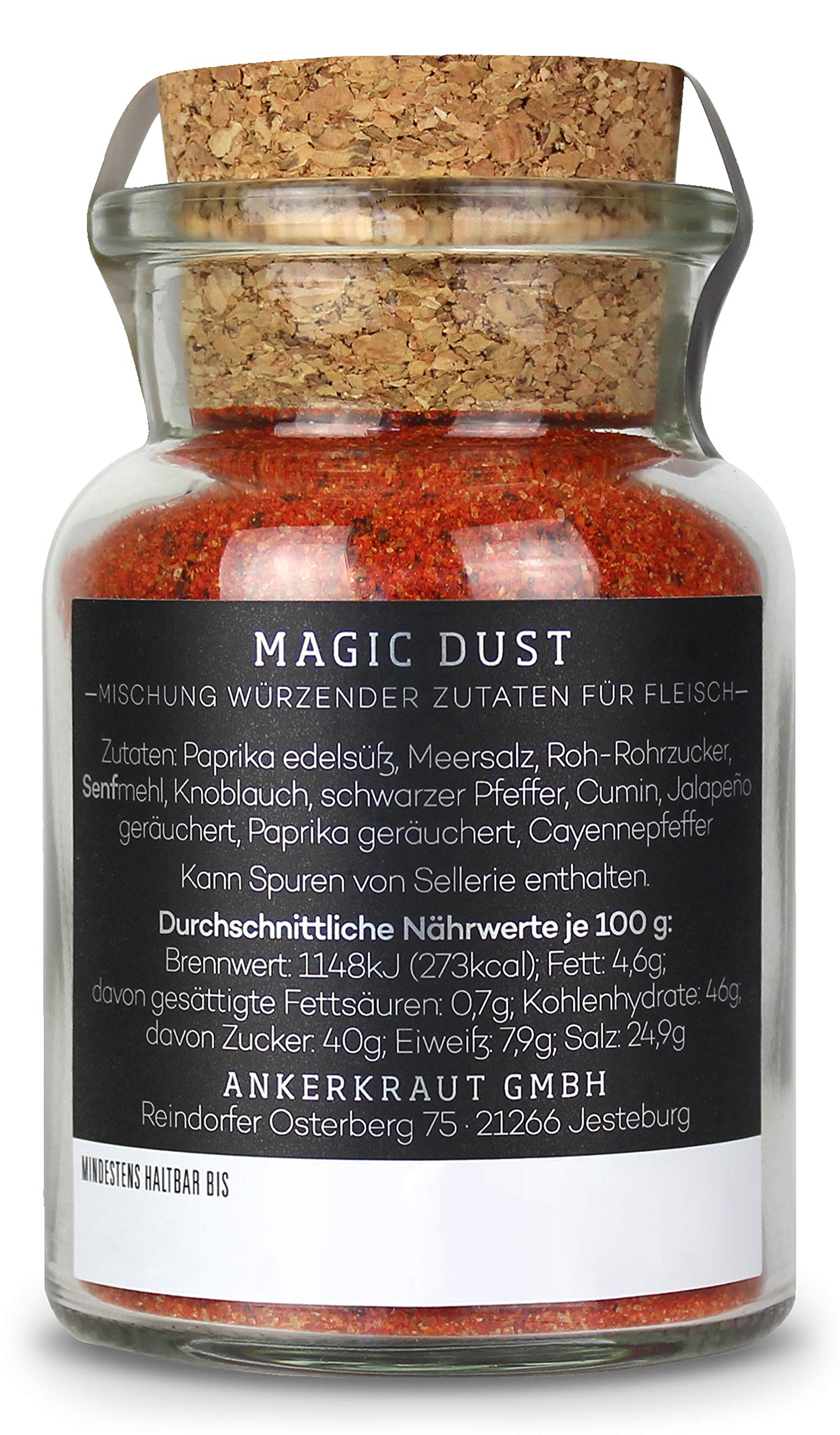 Ankerkraut Magic Dust, BBQ-Rub, Marinade für Fleisch, Gewürzmischung zum Grillen, 750g im XXL-Beutel zum Nachfüllen