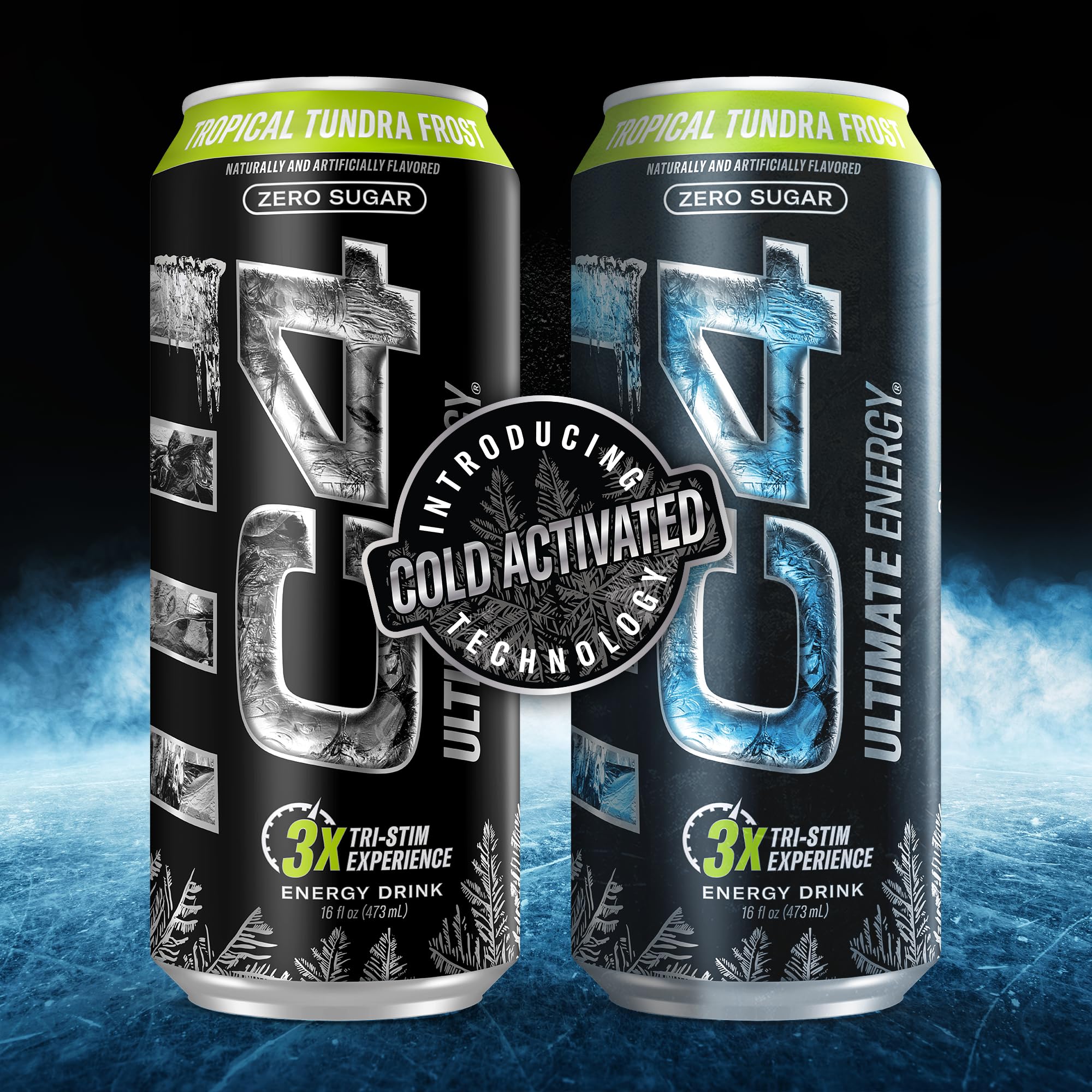 Cellucor C4 Ultimate | Pre Workout Sugar Free Energy Drink | Tri-Stim Experience with 300mg Caffeine + TeaCrine + Dynamine | Fruit Punch | 16oz (Pack of 12)