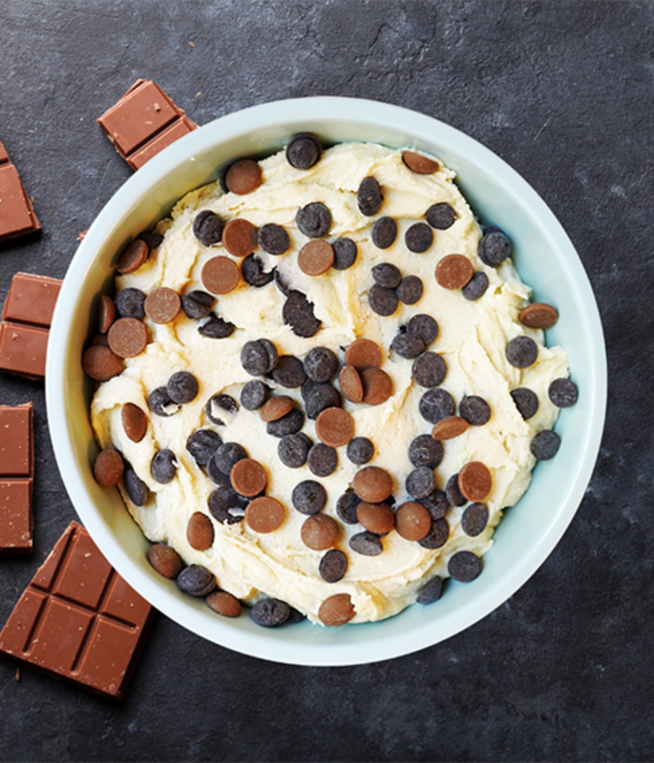 Spooning Cookie Dough Bundle, Keksteig zum Löffeln in 4 verschiedenen Sorten, Classic, Chocolate Chips, Black Cookie Crunch, Lemon Cake, 4x 215g