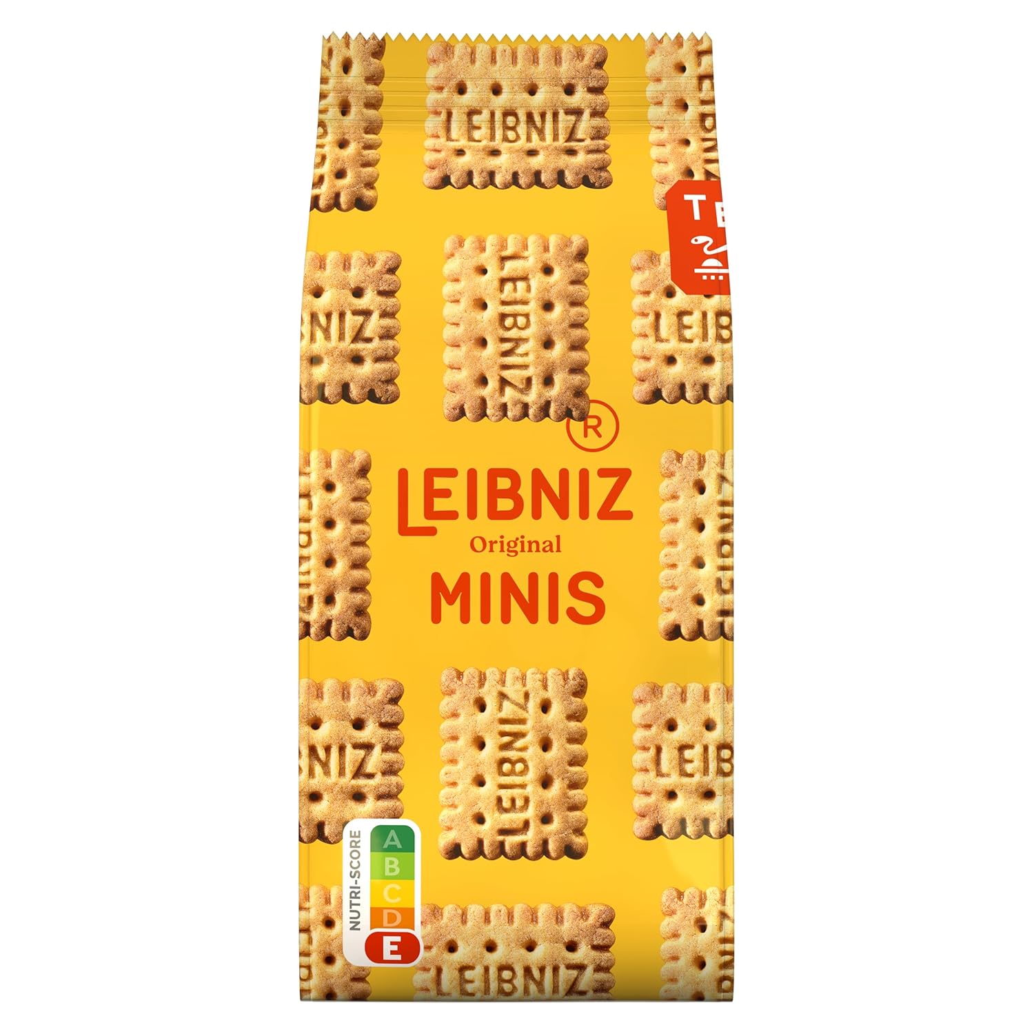 LEIBNIZ Original Butterkeks, 22er Snack Pack, die Nr 1 unter den Butterkeksen, knusprige Kekse in praktischer Großpackung (22 x 50 g), perfekt für unterwegs