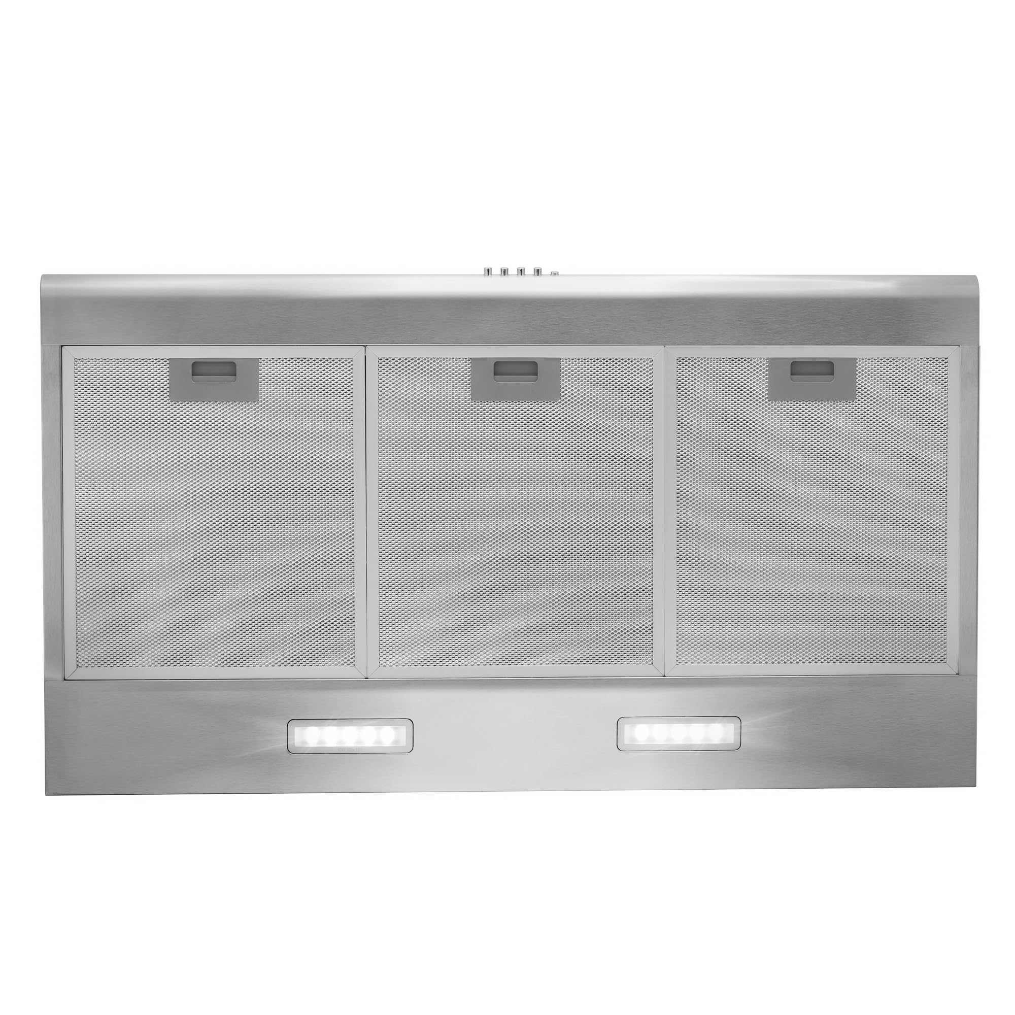 COSMO COS-5MU30 30 in. Delta Collection Ducted Under Cabinet Range Hood, Button Controls, Reusable Filters, LED Lights, Stainless Steel