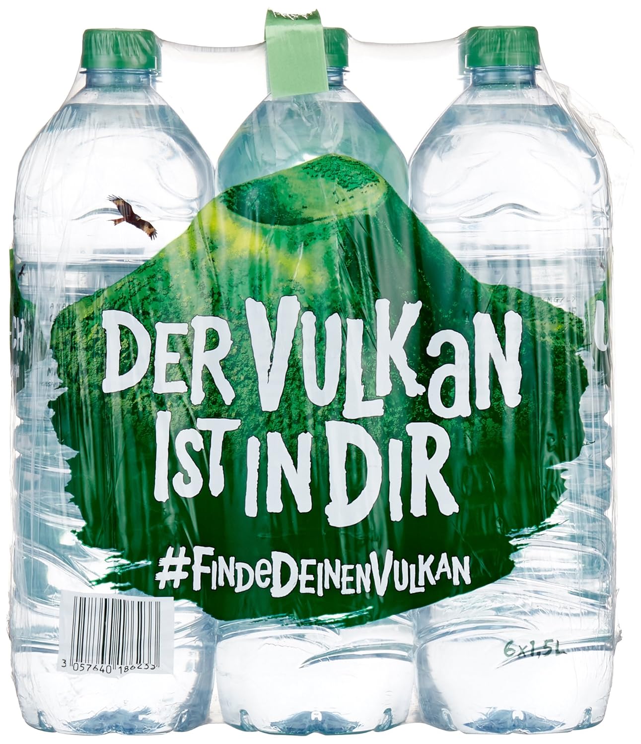 Volvic Naturelle stilles Mineralwasser, Einweg (6 x 1.50 l)