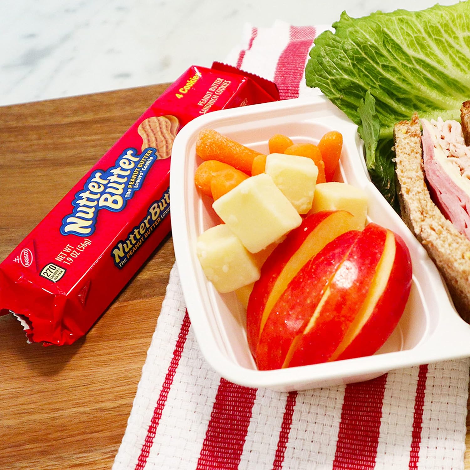 Nabisco Cookies Variety Pack, Oreo, Nutter Butter, Chips AHOY!, 40 Snack Packs (4 Cookies Per Pack, 4 Boxes)