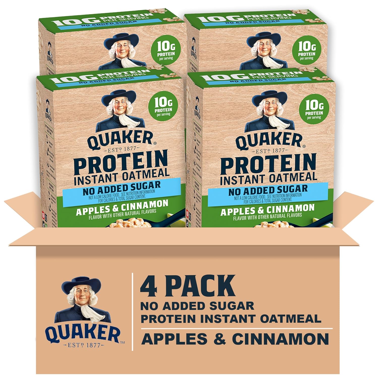Quaker Instant Oatmeal, 2-Flavor Gluten-Free Variety Pack, 32 Count