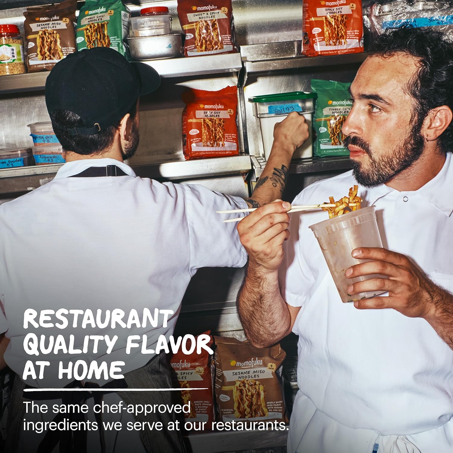 Momofuku Ramen Noodle Spicy Variety Pack by David Chang, 12 Meals of Air-Dried Instant Noodles with Spicy Sauce