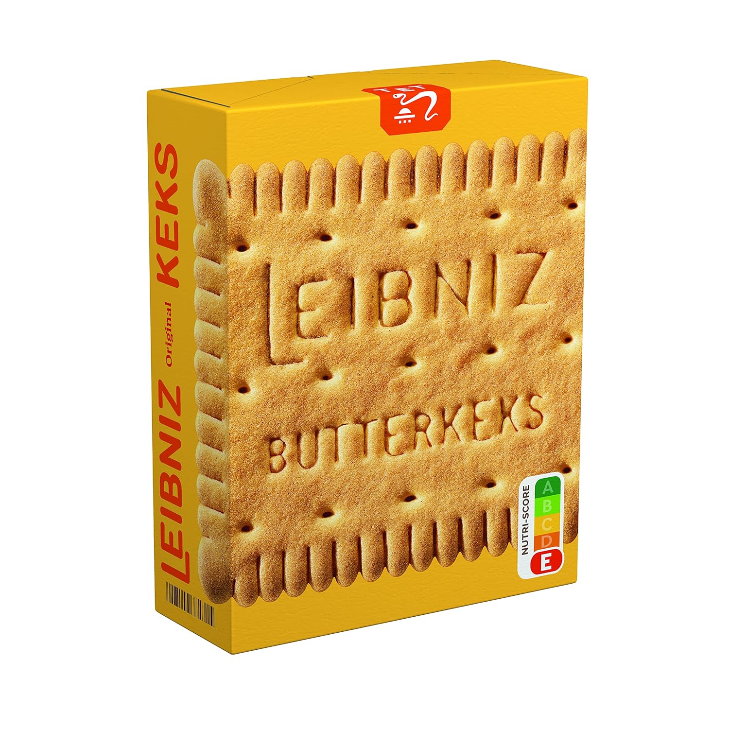 LEIBNIZ Original Butterkeks, 22er Snack Pack, die Nr 1 unter den Butterkeksen, knusprige Kekse in praktischer Großpackung (22 x 50 g), perfekt für unterwegs