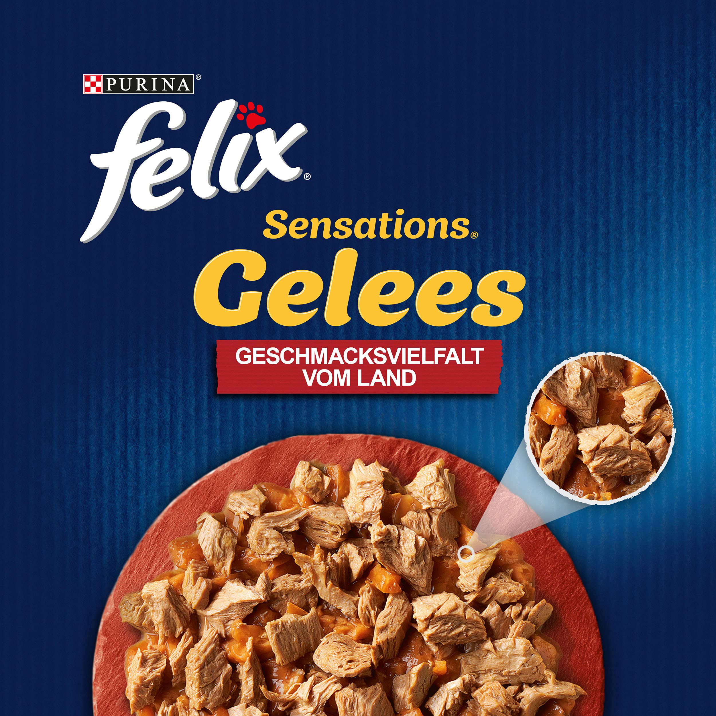 Felix Katzenfutter nass in Gelee, Sorten-Mix, 120er Pack (120 x 85g)