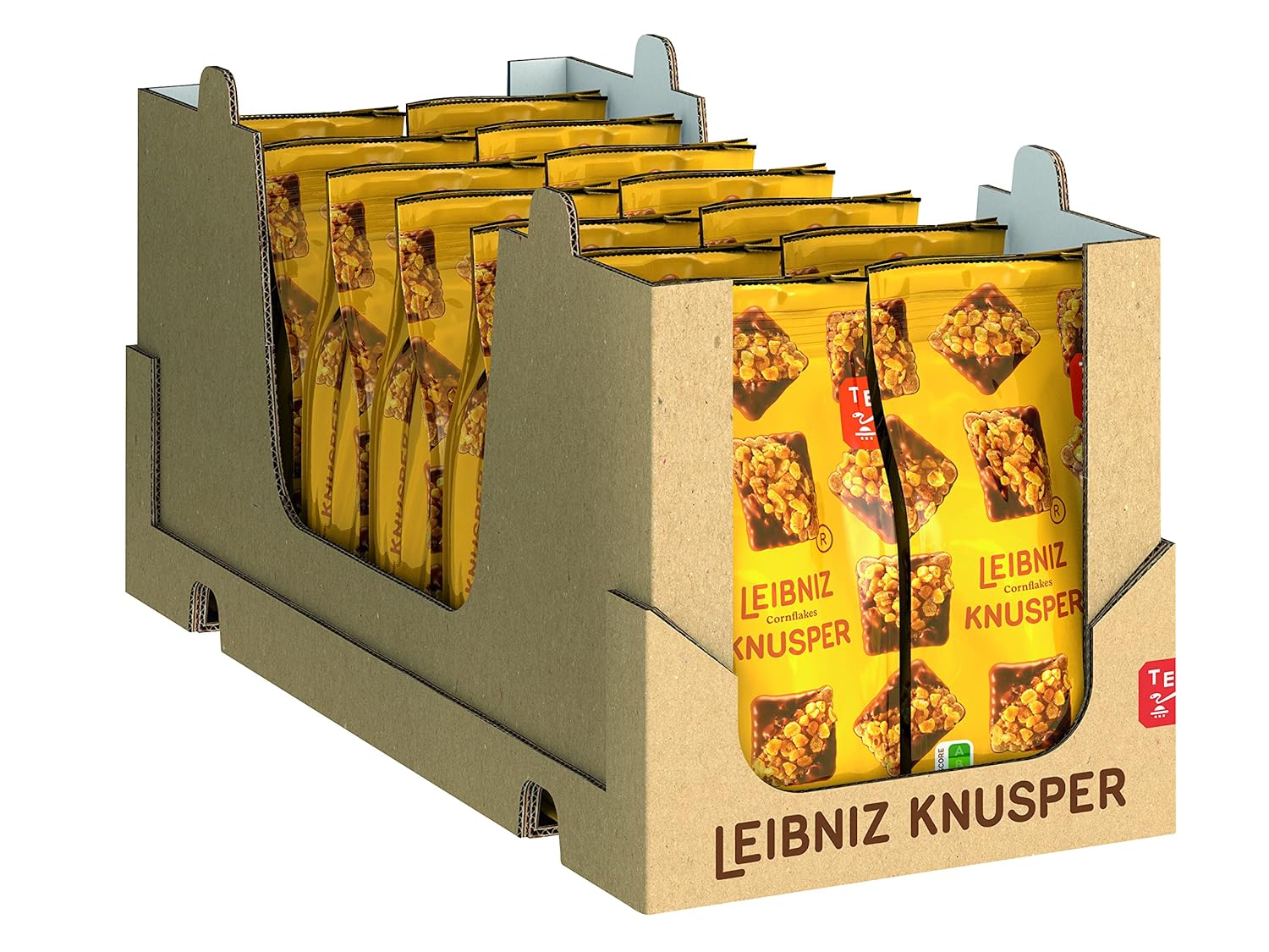 LEIBNIZ Original Butterkeks, 22er Snack Pack, die Nr 1 unter den Butterkeksen, knusprige Kekse in praktischer Großpackung (22 x 50 g), perfekt für unterwegs