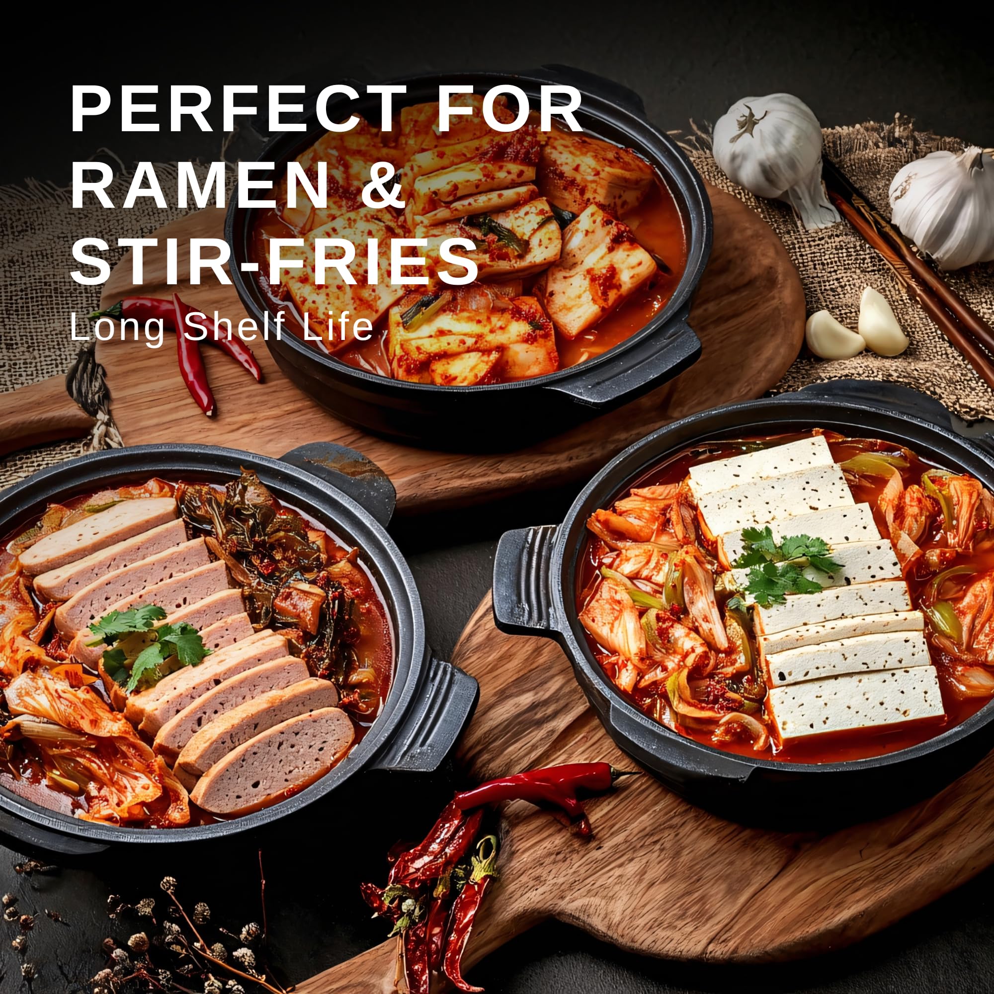 JONGGA - Gebratenes Kimchi - Multipack (12 X 160 GR)