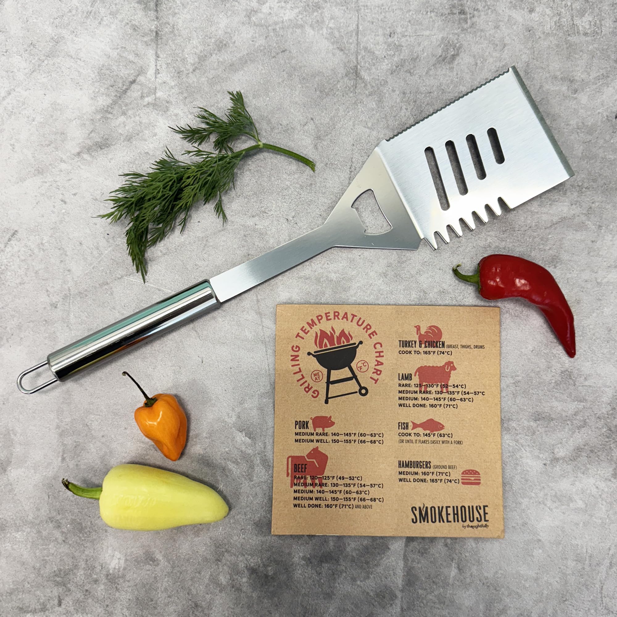 Thoughtfully BBQ Gewürze Geschenkset - Set mit 20 Grillgewürzen & BBQ Gewürzmischungen – Gewürze Set für Grillen & Barbecue – Geschenk zum Vatertag