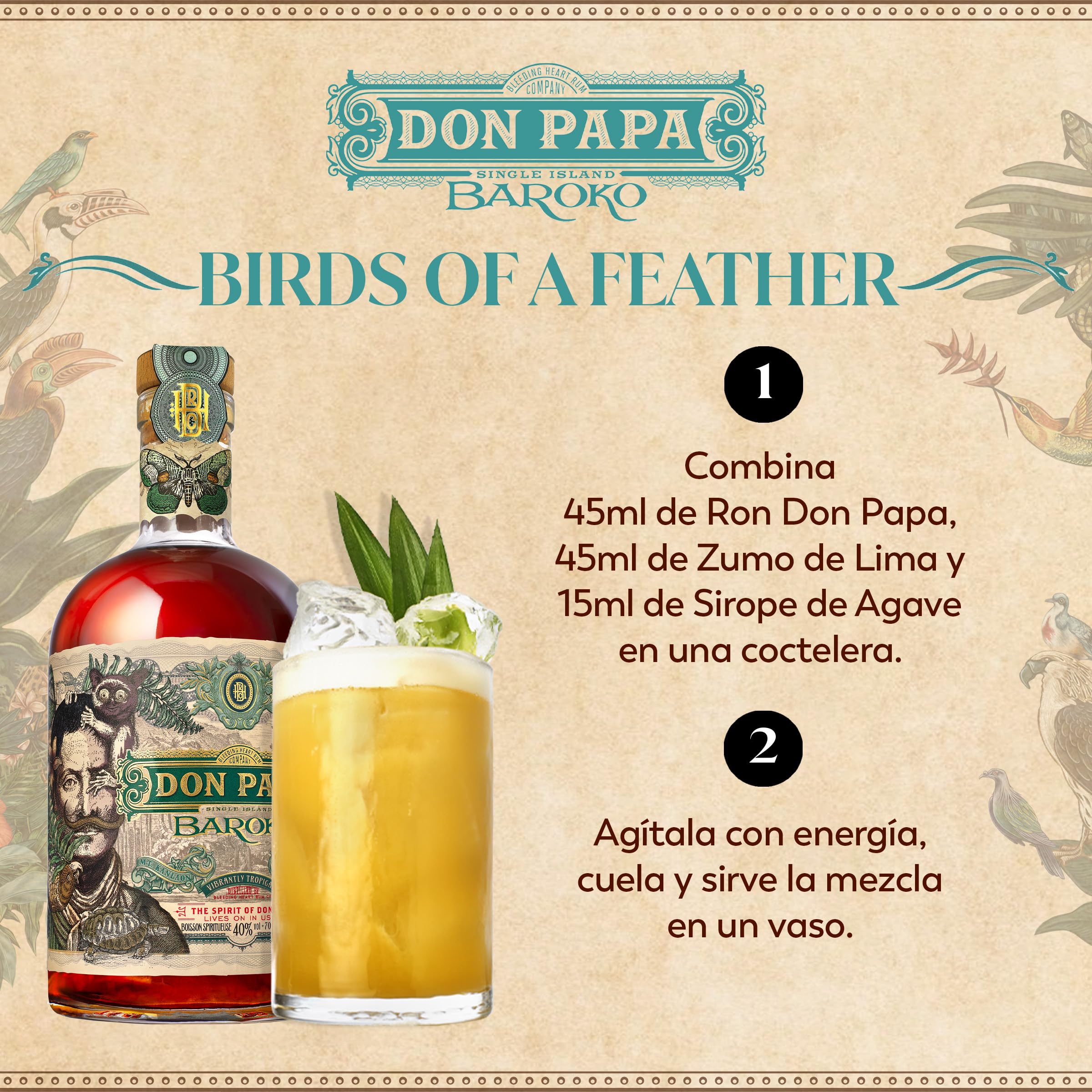 Don Papa Masskara | Rumbasis mit exotischen, philippinischen Früchten und Honig verfeinert | 700ML