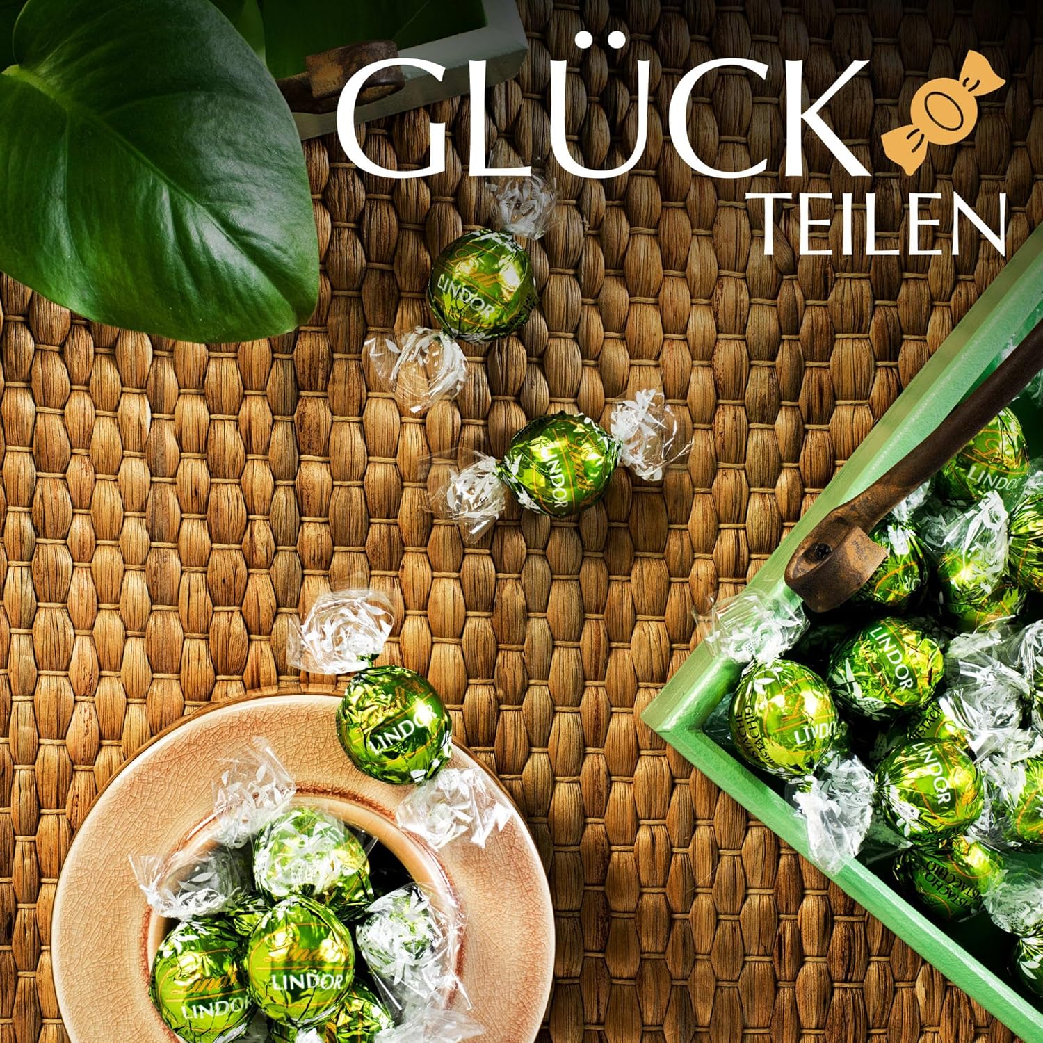 Lindt Schokolade | LINDOR Cornet Pistazie | 500g | 38 Kugeln in Vollmilchschokolade mit zartschmelzender Pistazien Füllung im süßen Cornet | Schokoladen Geschenk