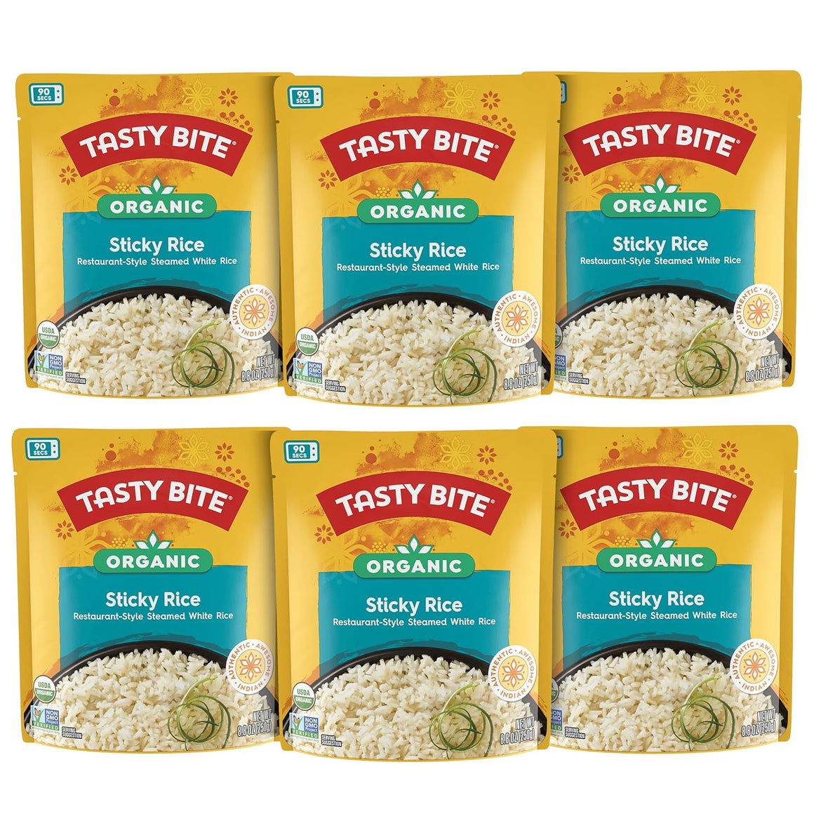 Tasty Bite Organic Brown Rice, 8.8 Ounce (Pack of 12)