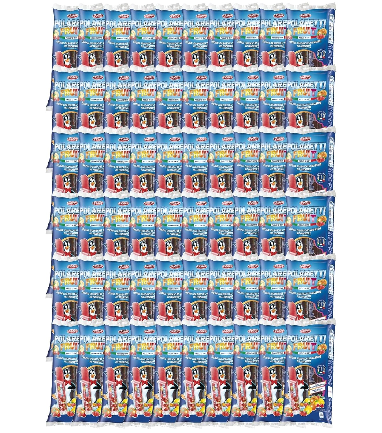 Polaretti 6X Fruit Ice EIS Cream Lollies mit Fruchtsaft zum Einfriere 10x 40ml
