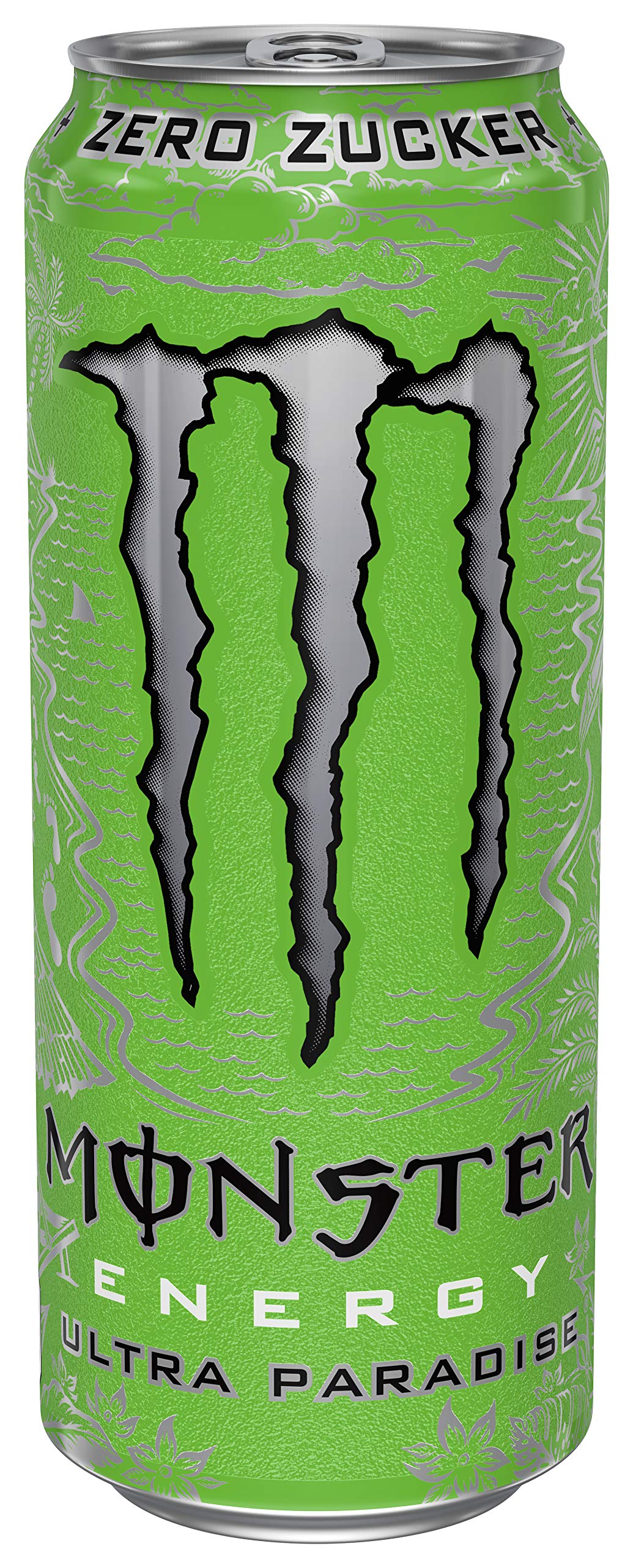 Monster Energy Ultra Fiesta - koffeinhaltiger Energy Drink mit leichtem Mango-Geschmack - ohne Zucker und ohne Kalorien - in praktischen Einweg Dosen (12 x 500 ml)