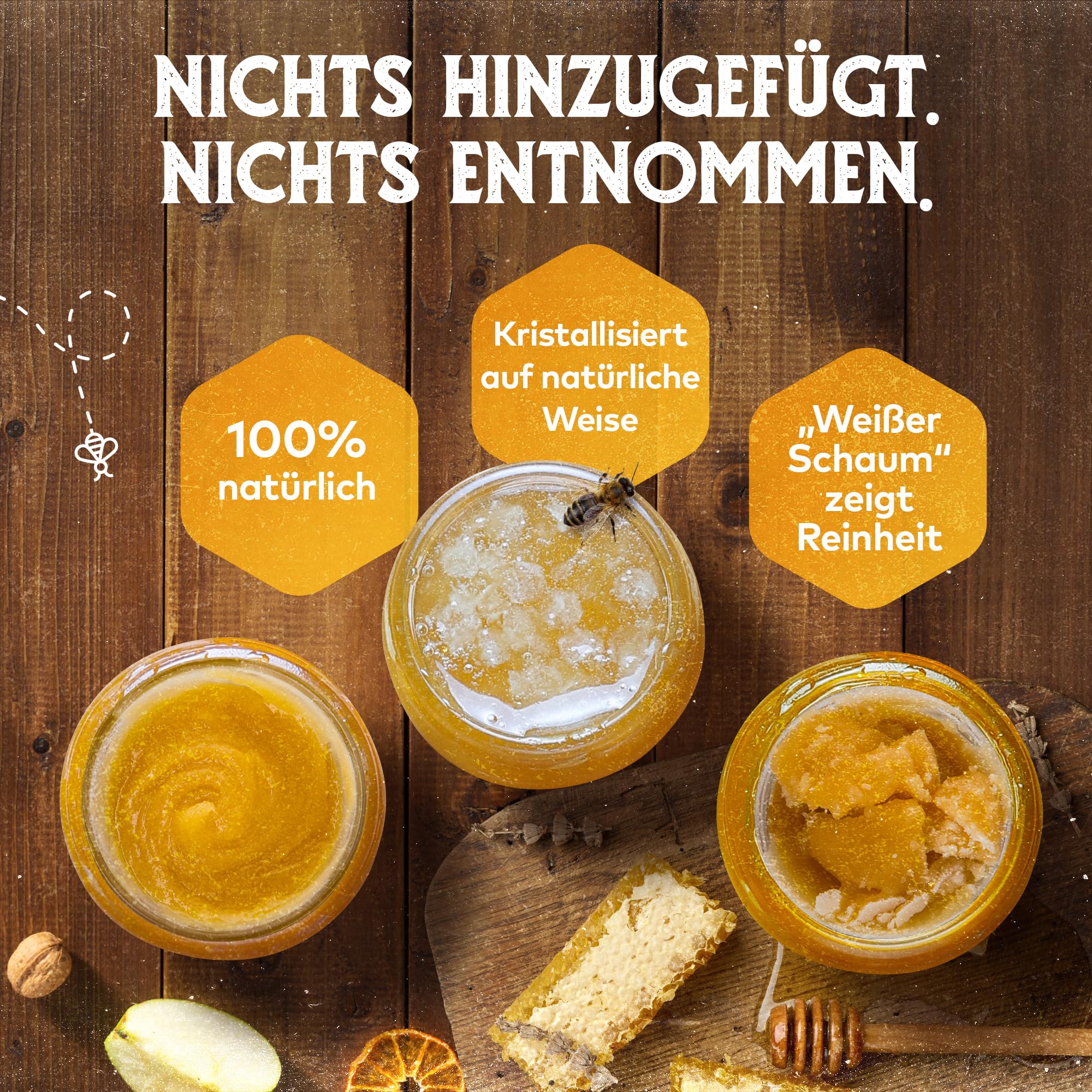 Q Honey – Wildblütenhonig vom Imker, NMR-geprüft, geprüfte Qualität & international anerkannt 2025, 1 kg
