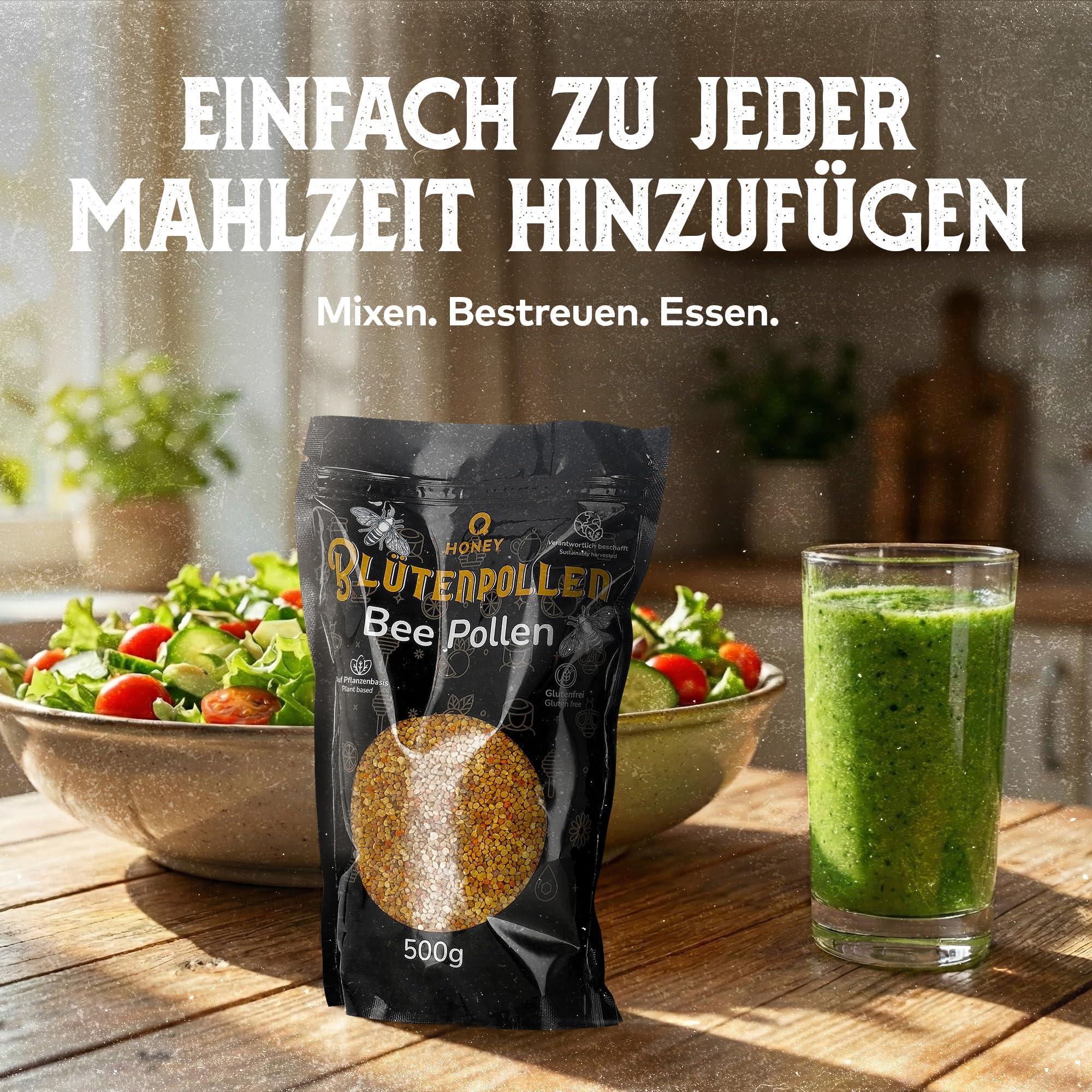 Q Honey – Wildblütenhonig vom Imker, NMR-geprüft, geprüfte Qualität & international anerkannt 2025, 1 kg