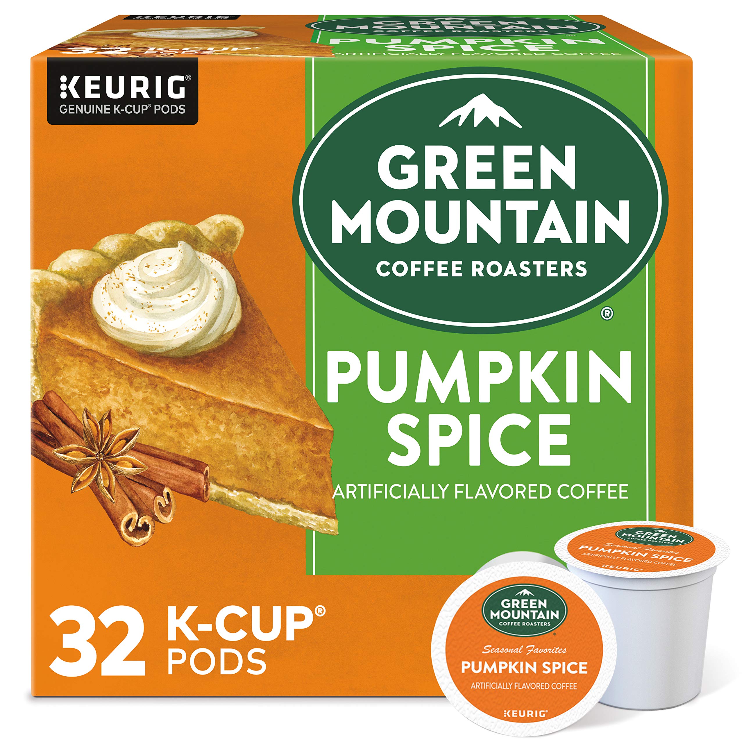 Green Mountain Coffee Roasters Caramel Vanilla Cream Keurig Single-Serve K-Cup pods, Light Roast Coffee, 72 Count