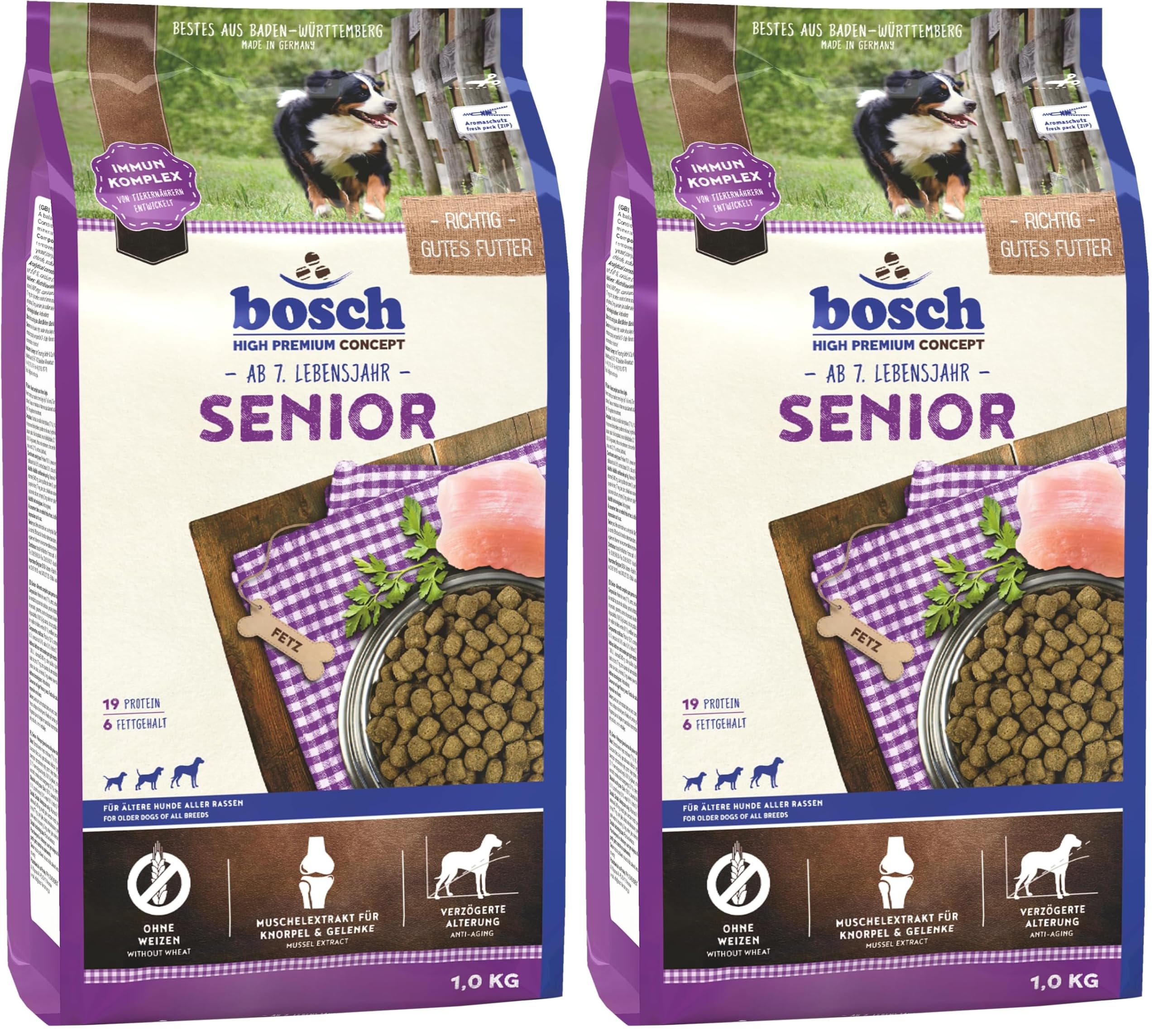 bosch Hundefutter Senior, 1er Pack (1 x 12.5 kg)