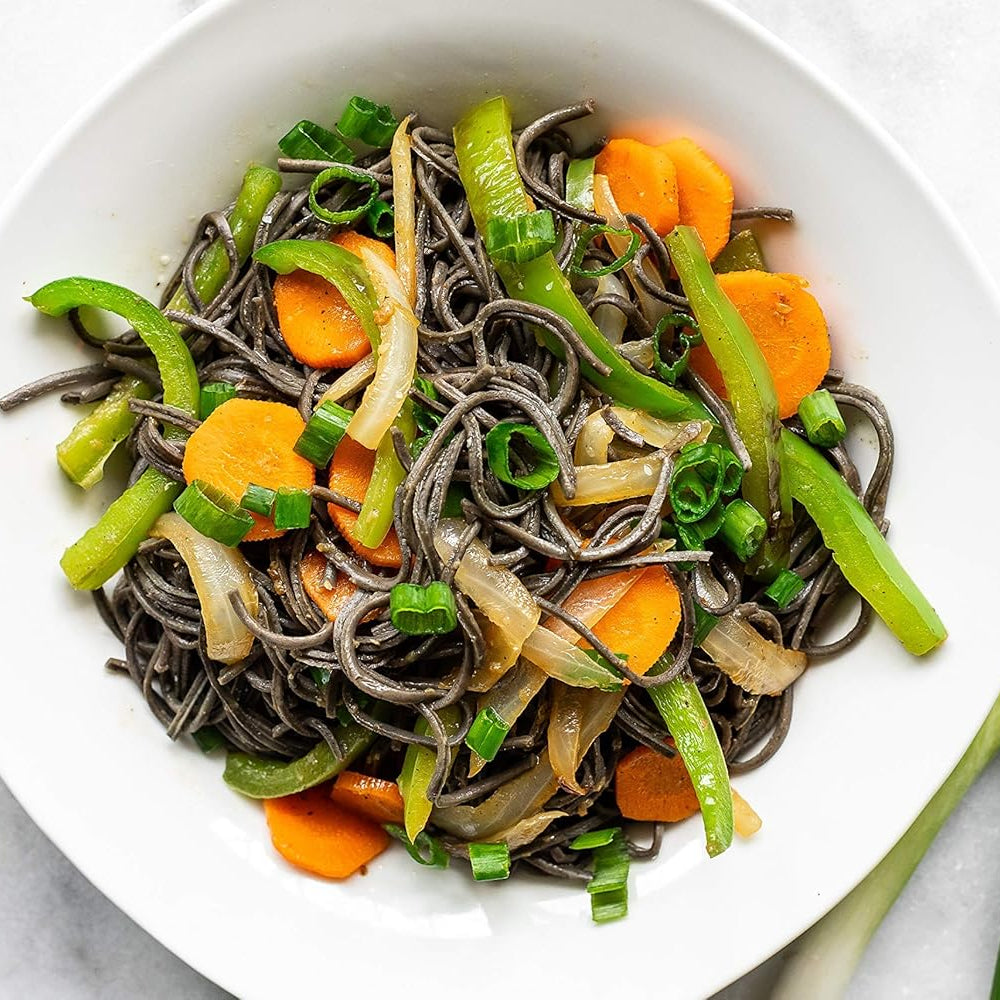 The Only Bean - Soy, Black Bean, and Edamame Spaghetti & Fettuccine - Gluten Free Pasta, Keto Low Carb Pasta Noodles, Protein Pasta, Organic Healthy Noodles, Vegan Pasta - 8 oz (6 Pack) (Variety Pack)