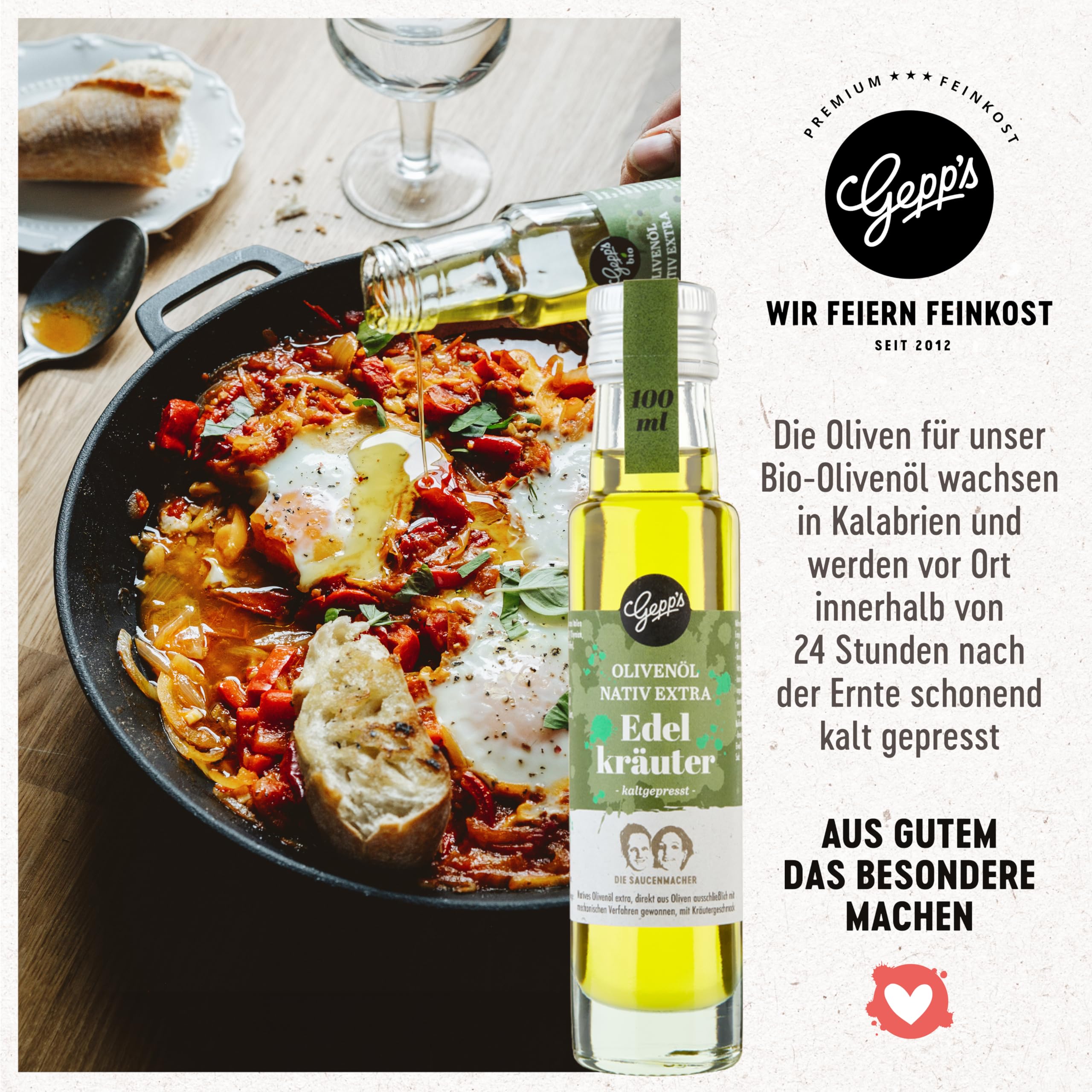 Gepp’s Feinkost Herrenhandtasche I Lustiges Männergeschenk gefüllt mit Delikatessen wie Knoblauch-Chili-Sauce, Edelkräuter-Olivenöl, Texas BBQ Rub I Geschenkidee für Männer