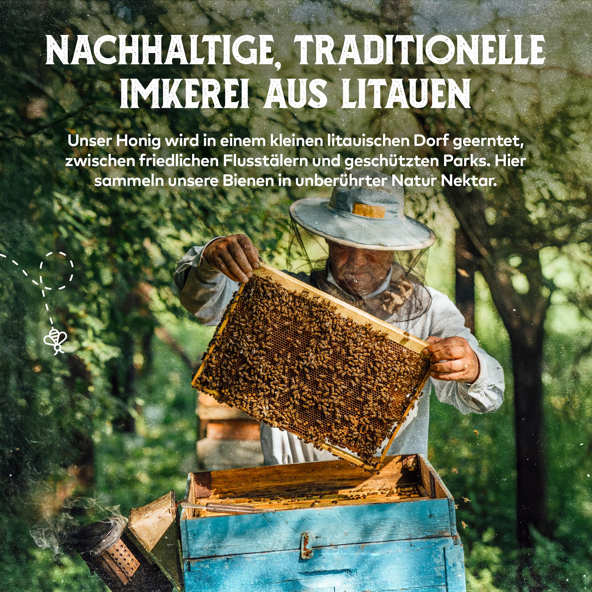 Q Honey – Wildblütenhonig vom Imker, NMR-geprüft, geprüfte Qualität & international anerkannt 2025, 1 kg