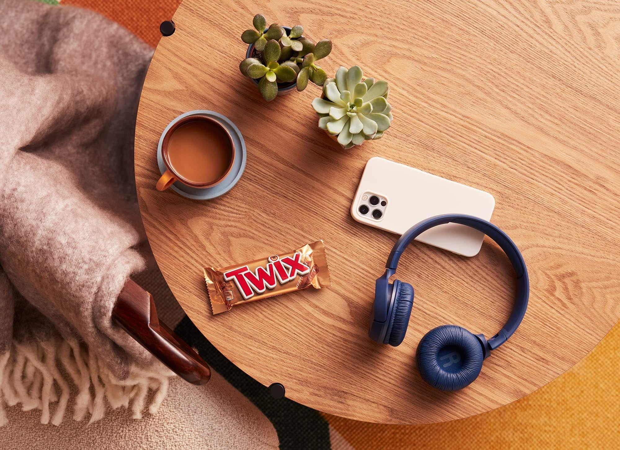 Twix Milchschokoladenriegel mit Keks und Karamell, Schokolade, 32 Snack-Riegel à 50g