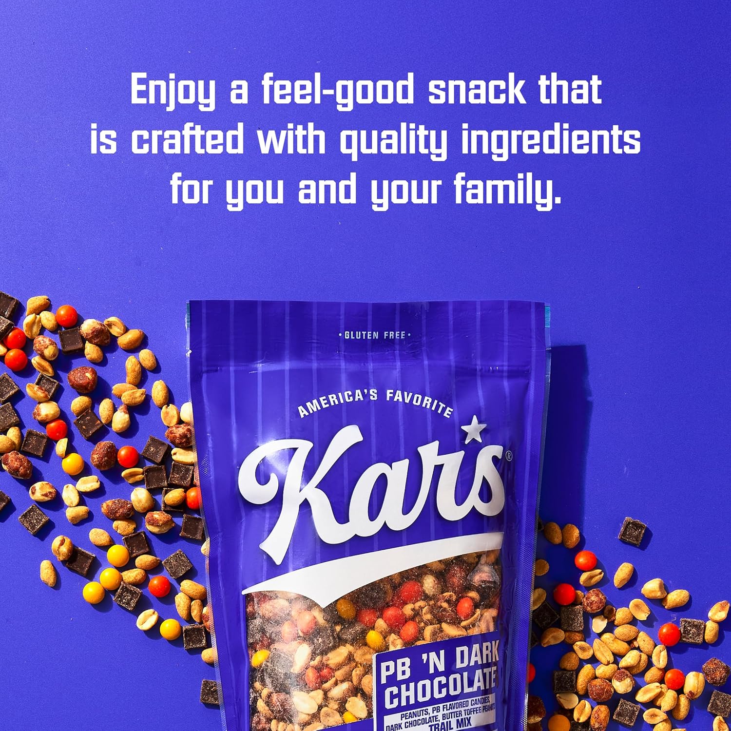 Kar's Nuts Sweet 'N Salty Trail Mix, 2 oz Pouch (Pack of 72), Gluten-Free Trail Mix Snack