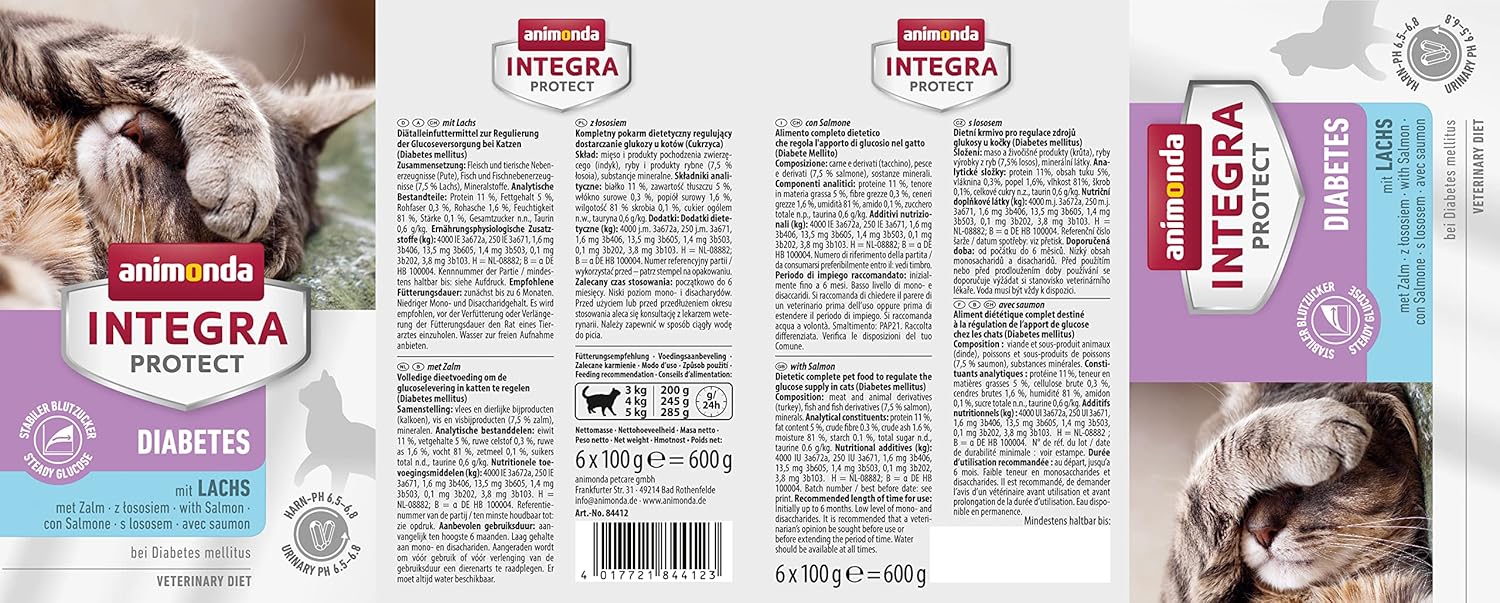 animonda INTEGRA PROTECT Sensitive Huhn Pur (16 x 100 g), Katzen Diätfutter bei Futtermittelallergie, sensitives Katzenfutter für allergische Katzen, Katzennassfutter ohne Getreide