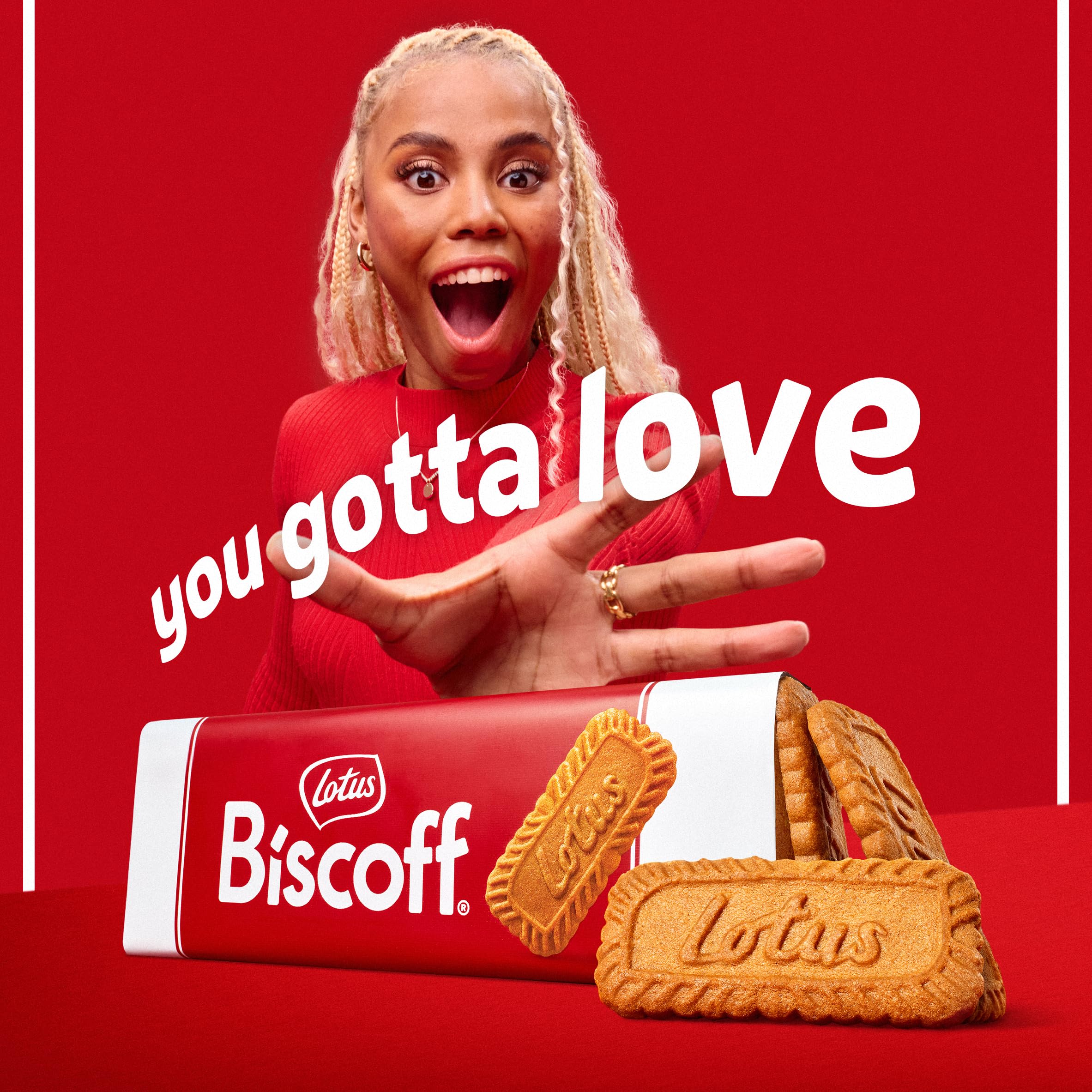 Lotus Biscoff | Orginal Karamellisierter Keks | 300 Einzeln Verpackte Kekse | Einzigartiger Knuspriger Geschmack | Vegan | Kein Zusatz von Aromen oder Farbstoffen | 1.875 kg