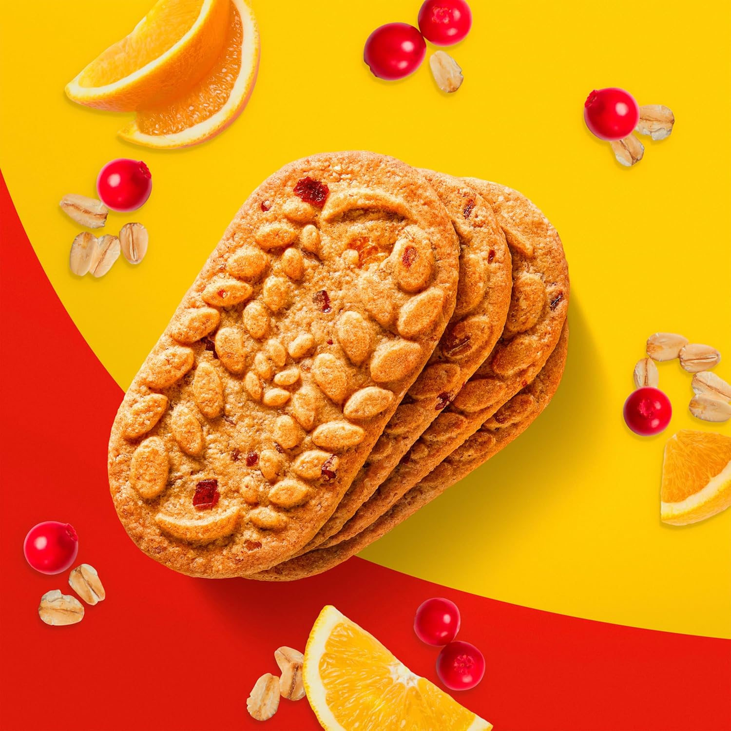 belVita Breakfast Biscuits, Cranberry Orange, 30 Total Packs, 6 Boxes (4 Biscuits Per Pack)