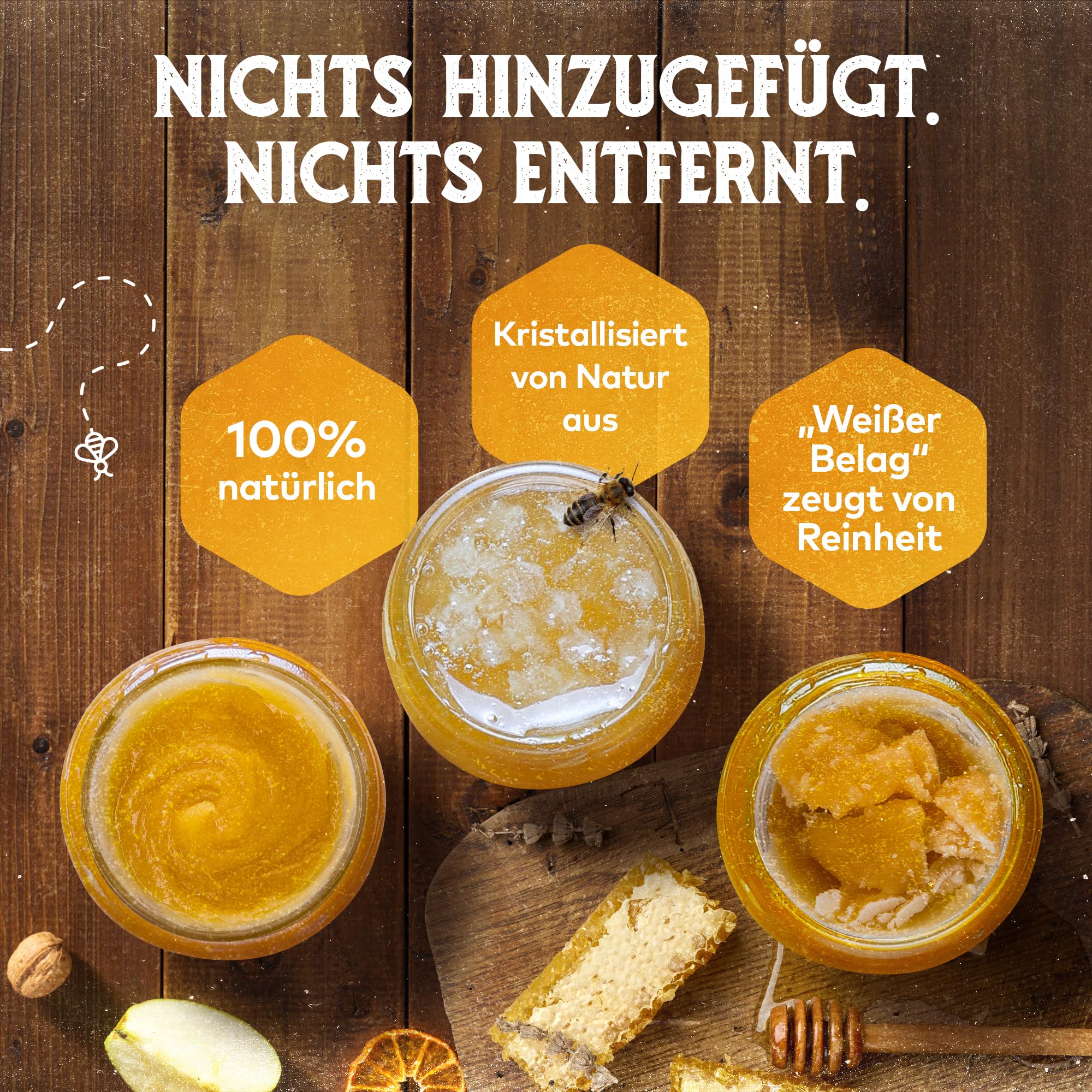 Q Honey – Wildblütenhonig vom Imker, NMR-geprüft, geprüfte Qualität & international anerkannt 2025, 1 kg
