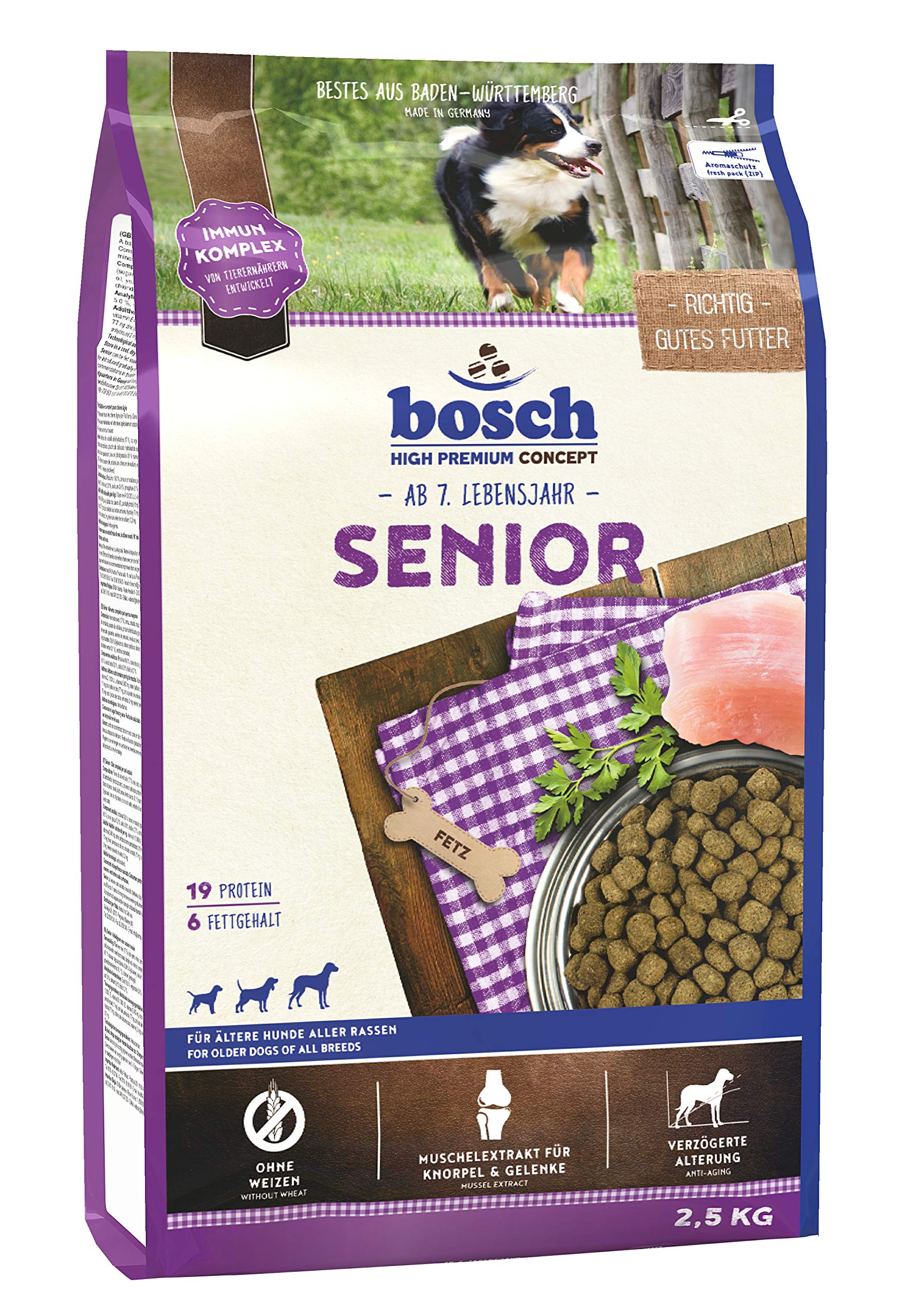 bosch Hundefutter Senior, 1er Pack (1 x 12.5 kg)