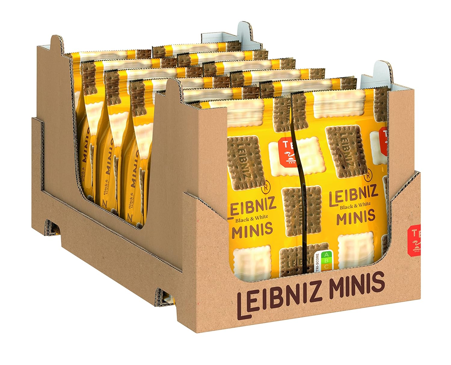 LEIBNIZ Original Butterkeks, 22er Snack Pack, die Nr 1 unter den Butterkeksen, knusprige Kekse in praktischer Großpackung (22 x 50 g), perfekt für unterwegs
