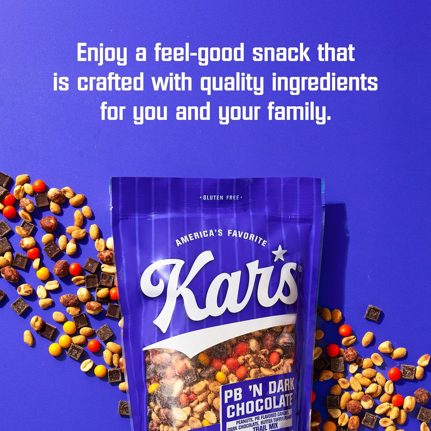 Kar's Nuts Sweet 'N Salty Trail Mix, 2 oz Pouch (Pack of 72), Gluten-Free Trail Mix Snack