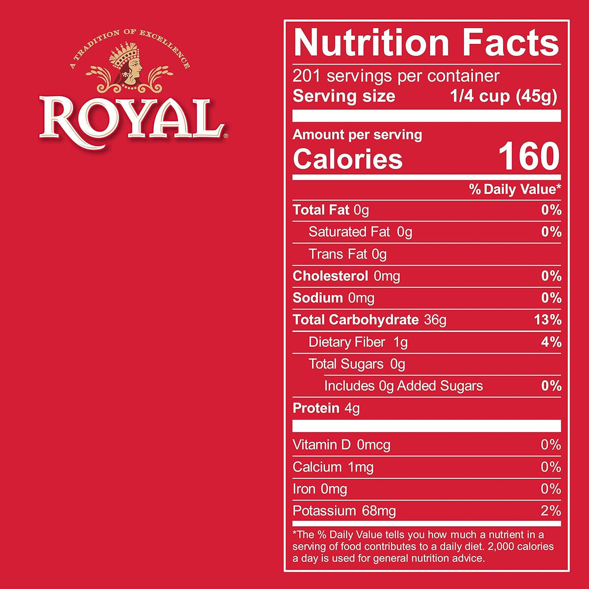 Royal Chef's Secret Sella Basmati Rice - Authentic Extra Long Grain Parboiled Basmati White Rice - 20 lb Bag