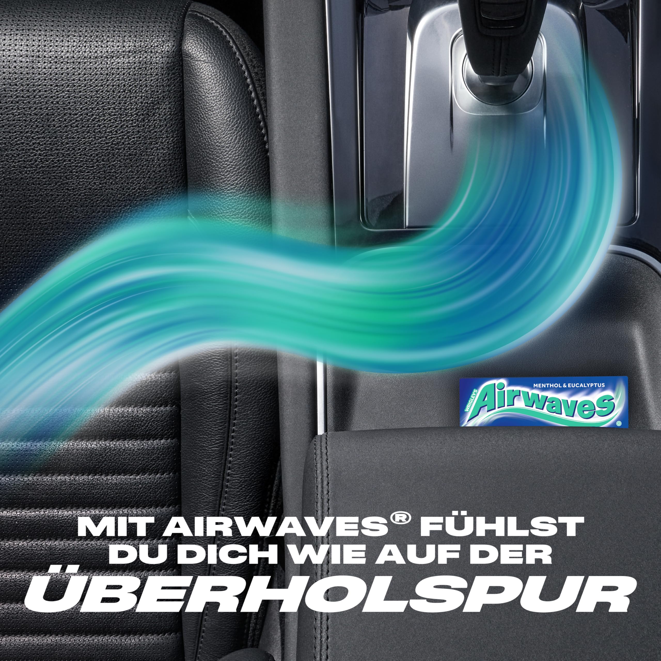 Airwaves Kaugummi Zuckerfrei, Strong, 30 x 10 Dragees, Großpackung Chewing Gum, Mit Natürlichem Menthol, Kaugummi ohne Zucker mit Minz Frische (300 Dragees)